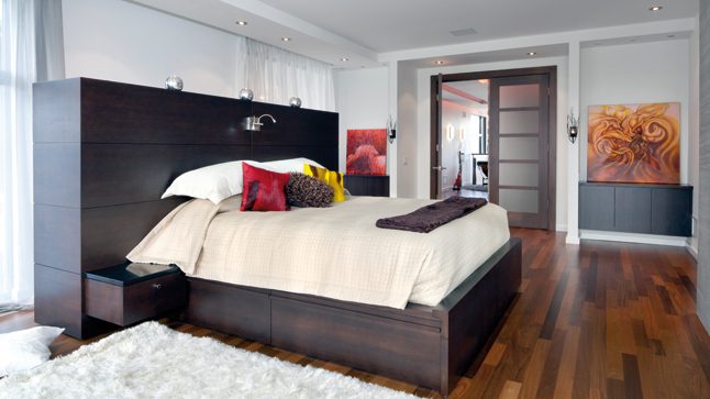 Habitación de matrimonio minimalista