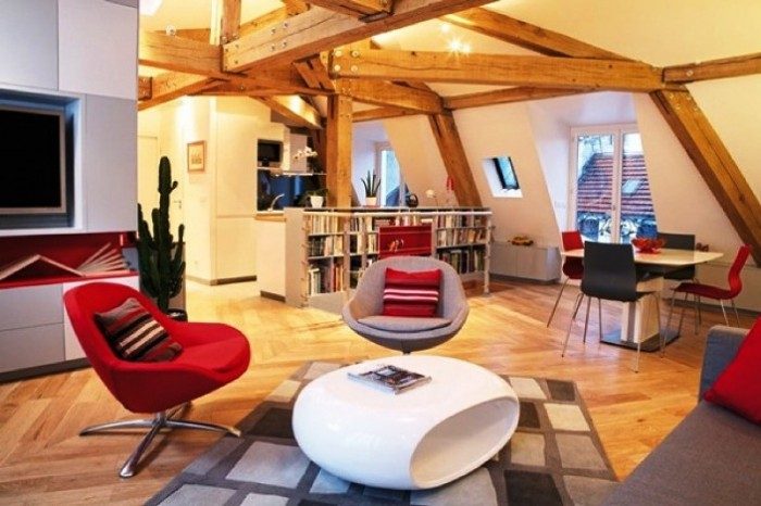 Loft moderno abuhardillado Loft moderno abuhardillado