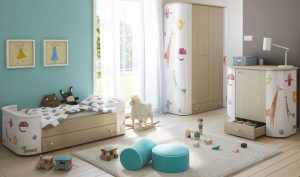 Decoración de habitaciones infantiles coloridas