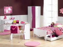 Habitación de niña colorida